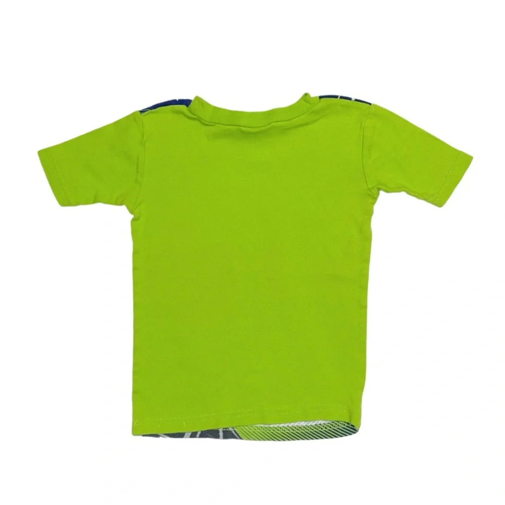 ANGRY BIRDS Boy's Green Star Wars Short Sleeve Pajama Top Size 8